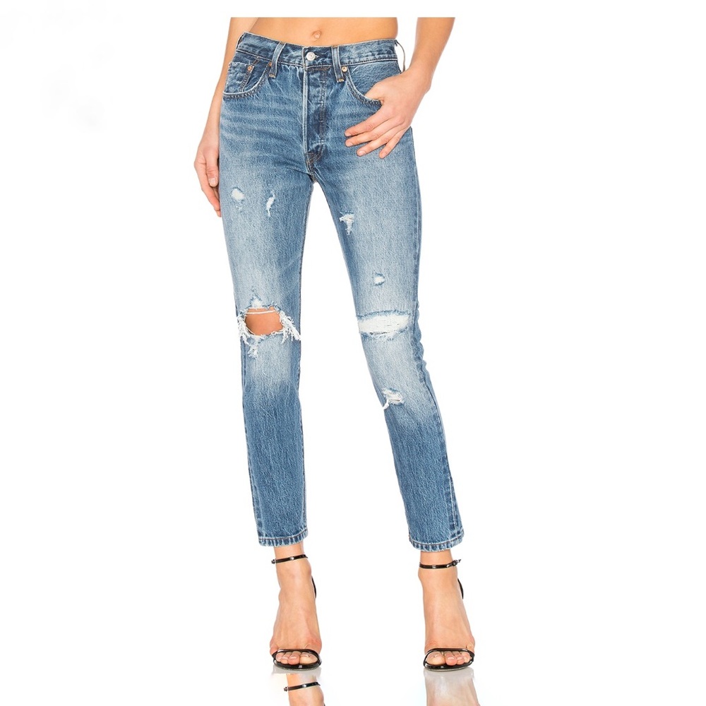 Levi’s 501 Skinny Selvedge in Pacific Ocean Blue